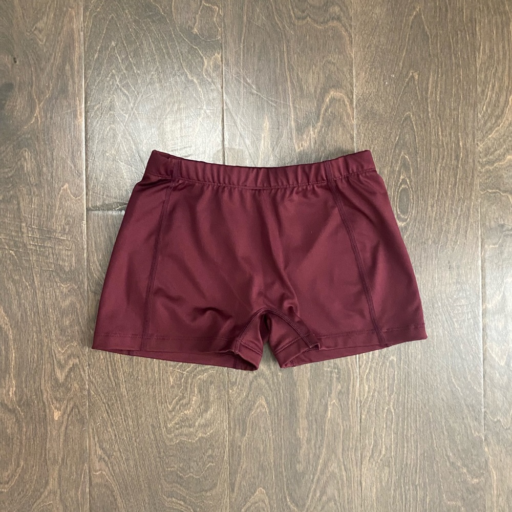 BCG Bike Shorts maroon women’s small